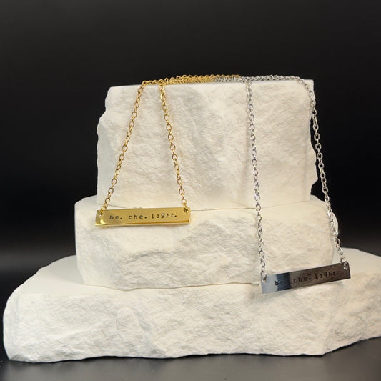 Be The Light Bar Necklace -