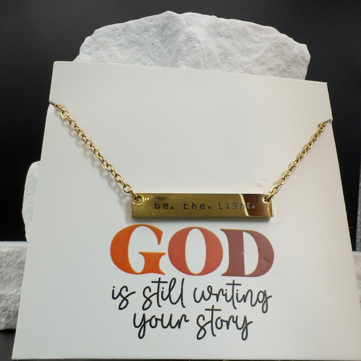 Be The Light Bar Necklace -